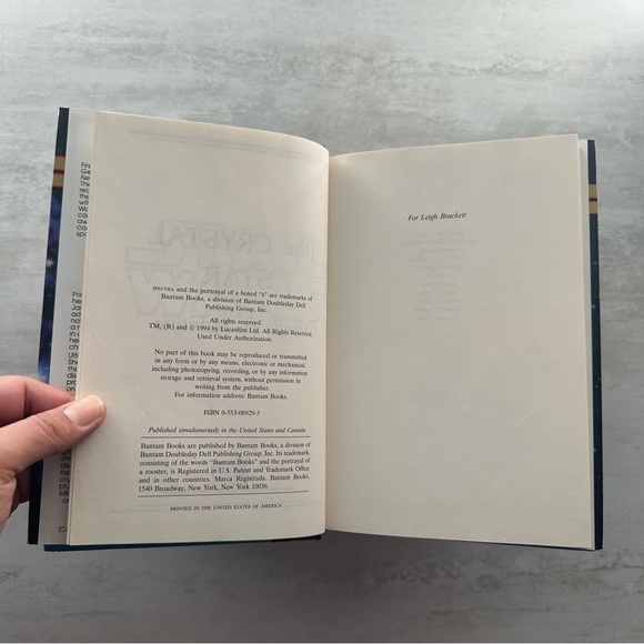 2/$50 - Star Wars - The Crystal Star, by Vonda N. McIntyre - Picture 6 of 9